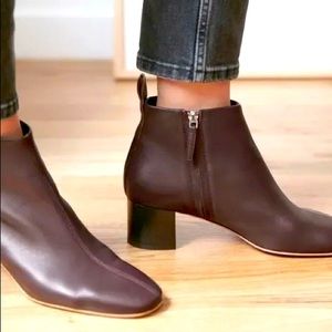 Everlane The Day Boot in Burgundy Size 10.5